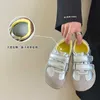 Versão de tênis de crianças de treinamento de crianças feias e fofas de treinamento alemão Spring Autumn Novo Styles meninos Meninas Puff Baby Baby Forrest Shoe Tren H240513