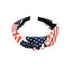 USA FLAG BAGGLITÀ CHE FAGGIO American Patriotic Indipendence Day 4 luglio Headband Red White and Blue Haiop Hoop for Women Girls Regali Accessori per capelli