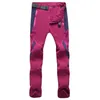 Quick Drying Hiking Pant Male Femle Breathable Elastic Slim Lovers Trouser Outdoor Running Fishing Climbing Waterproof Pant Thin 240513
