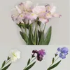 Decorative Flowers Iris Artificial For Home Decoration Wedding Supplies Bride Holding Fake Flower Simulation Bonsai
