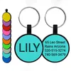 Abbigliamento per cani personalizzati ID Pet ID Accessori per colletti anti-Lost Silicone tag silenzioso personalizzato per cani