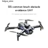 Drones New S1s Mini Drone 4K Professional HD Camera HD 360 degrés Évitement d'obstacles pour la photographie aérienne Motor sans balais pliable quatre hélicoptères S24513