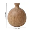 Vasen Mini Holz Vase Natural Home Stand Ornament Blume Pflanze Weiße Eiche Dekor Wedding Dinnerpartys dekorativ