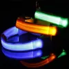 colliers de chiens de compagnie à LED en nylon