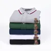 Brand de polos masculin Classic classique de golf masculin alphabet broderie Signe T-shirt à manches courtes coton high street rapide sèchement respirant Business Casual Wear Men's Top