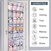 Storage Bags 28 Pockets Shoe Hanger Door Hanging Space Organizer Rack Wall Bag Closet Holder Saver