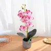 装飾的な花の人工蝶のランポッティング3D印刷フィルム7花底bonsaiリビングルームの装飾のセット