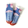 Kids Socks 5 pairs of childrens non slip floor socks cute printed medium tube cotton socks for children aged 1-12 d240513