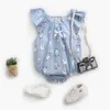Rompers Sanlutez Summer Cotton bambina abbigliamento stretto abbigliamento neonato da neonato principessa bambina abbigliamento cutel2405