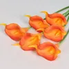 Dekorativa blommor 5/10st Artificial Calla Lily Fake Flower Bukett för bröllop Bridal Party Home Office Bord Födelsedagspresent Dekoration