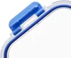 Bottiglie di stoccaggio Contenitore alimentare in vetro con coperchio di bloccaggio senza BPA - set di 14 pezzi Anello di silicone blu chiaro