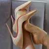 Designer Heel Femme Redbottoms Chaussures habitaires Red Bottoms chaton High Heels Platform Black Red Sliver Gol