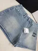 Shorts féminins vêtements nouveaux lourds industrie chaude à chaud poche diamant brodée lo wee hauteur taille slim short pour femmes