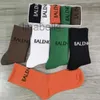 gift box socks Designer Color letter socks Men Women Cotton Skateboard Street Casual Sock SF38