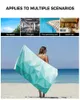 Towel Customized Set Triangle Color Block Gradient Bath Face Hand Bathroom Travel Sports Towels 3 Pieces