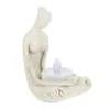 Ljushållare 1 Set Angel Yoga Girl Candlestick Western Religious Prayer Harts Decoration