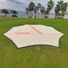 Tentes et abris octogone 5x5 Black Rebating Tarp pour 12 personnes