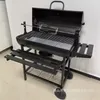 Küche Aufbewahrung Home Courtyard Villa Charcoal Grill Outdoor American BBQ Elektrische Elektrik für 5 Personen geschmort