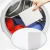 Handdukfärgfångare Anti-färgning utan vävt tyg badrumstillbehör tvättprodukter färg absorption papper ljust och icke-blekning