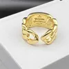 Designer High Version Westwoods Gold and Silver Love Skull Saturno Letter Square Sign Index Anello dita unisex Flasa Wide Face Ungle