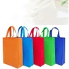 Bolsa de compras de bolsa reutilizável bolsa de festa em branco não tecida Publicidade de publicidade PROUTMING PROVENSAÇÕES ACEITAS IMPRESSÕES PERSONALIZADAS S