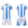 Soccer Jerseys Men's Tracksuits 24-25B Argentinië Home National Team voetbaljersey Kinderen volwassen training maat 14-3xl