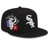 Chicago'''alite Sox''ball Cap Baseball Snapback dla mężczyzn Women Sun Hat Gorras Hafdery Boston Casquette Sports Champiści World Series Champions Regulowane czapki