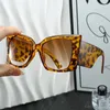 Солнцезащитные очки европейская американская модная женская форма кошачьего глаз Широкая нога солнечные очки винтажные ретро -солнцезащитные очки