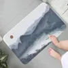 Carpets Chinese Art Painting Imprimé en flanelle Platage de salle de bain Décor de salle de bain Not Slip pour le salon cuisine bienvenue pailtre