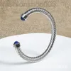 Desginer David Yurma Bracelet Jewelry C Lapis Lazuli電気めっきブレスレットケーブルツイストワイヤー人気