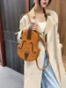 Waist Bags Foufurieux Brown Violin Shape Shoulder Bag For Teenage Girls Fashion Backpack Travel School Multiple Using Women Pouch Pu