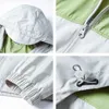 Casual shirts van heren 6xl zomerhuid lagen heren licht en dunne ademende zonbescherming UPF50+anti -vrije jas jas kap werkkleding winddicht Q240510