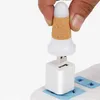 Parti Dekorasyonu USB Şarj Edilebilir Şişe Durdurucu Lamba Dizesi Elmas Şekli Kapak Cork Işık Düğün Ev Malzemeleri