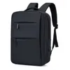 Backpack Laptop Männer Pack Office Arbeit Frauen Beutel Business Anti -Diebstahl Unisex Black Dünnlicht Rucksack USB -USB -Anklage