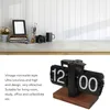 Digital Flip Down Clock Retro Automatisk Turning Battery Operated Mechanical Clock for Home Room Office Decoration 240512
