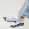 Kids Socks 5 pairs/batch of summer new childrens cotton socks fashionable black gray pink soft 1-12 year old children teenagers students babies girls boys d240513