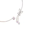 Вечеринка одолжение 2024 Скута -ожерелье бабочки, простые, полные бриллиантовых цепочек Женские подарки свадебные подарки для гостей одобрения