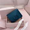 10a Fashion Matelasse Leer Zipper Lettering Sluiting Metal Card Luxe Designer Woman Wallet Mimu Wallets Credit 240115 Flap Logo Spa Ulgd