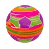 Party Decoration 20st Elastic Color Uppblåsbara leksaker Soccer Beach Ball för inomhus utomhus sport förälder barnspel barn vuxna