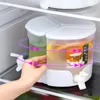 Waterflessen roterende koude waterkoker met tap huishouden gebruik drankdispenser -kannen 5.2l fruitthee drinkware -kruik voor