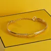 Nieuwe ontwerparmbanden gouden armbanden 18k gouden armband dames luxe ontwerper bangle armbanden mode sieraden