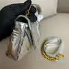 Borse di design di alta qualità maneggiano donne borse a tracolla in pelle sacca per traverse in pelle di grande capacità borse in metallo oro in metallo sacchetto