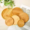 TABLEAUX TABLE 1 PC BAMBOO BRAY BONSAI SOPED PLANT ROUND PLANT POUR SUCIPELT POT WOOD Flower Garden Tools