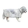 Abbigliamento per cani TPU Raincoat TPU grandi vestiti universali in Alaska grande abbigliamento per animali domestici