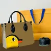 Граффити на плечевой сумке дизайнерская сумка с большой емкостью сумочка для покупок мультфильм животный принт золотой аппаратный оборудование на молнии кошельки женский кошелек Съемный ремень Съемный ремешок