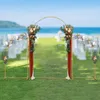 Декоративные цветы металлическая свадебная арка подставка на фоне золота для церемонии свадебной вечеринки украшения