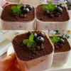 Tass jetables pailles 10pcs carrés créatifs tiramisu pudding tasse de crème glacée fruits gâteau de salade emballage en plastique dur avec des couvercles fête