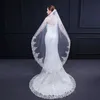 Bijoux de cheveux de mariage Courte Waltz Vele de mariage avec peigne blanc ivoire tulle Veille de mariée pour robe de mariée Velos de Novia Accessoires de mariage