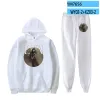 Loreen Merch 2 pièces Sets TrackSuit Sweat-shirt à capuche + pantalon Pullover Sweat à sweat Suit Ropa Hombre Casual Men Vêtements