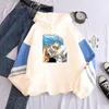 Męskie bluzy bluzy Japonia Anime Bleach Bluach Men Grimmjow Jaegerjaquez HARAJUKU Split Face Manga Strtwear Plus Size Women Casual Bluza T240510